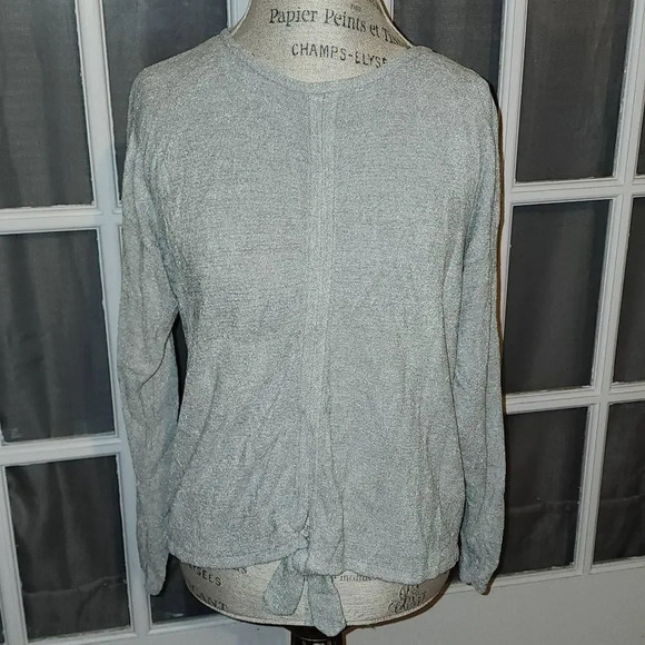 Barefoot Dreams Womens Gray Cozychic Ultra Lite‎ Sweater Large - Picture 1 of 4